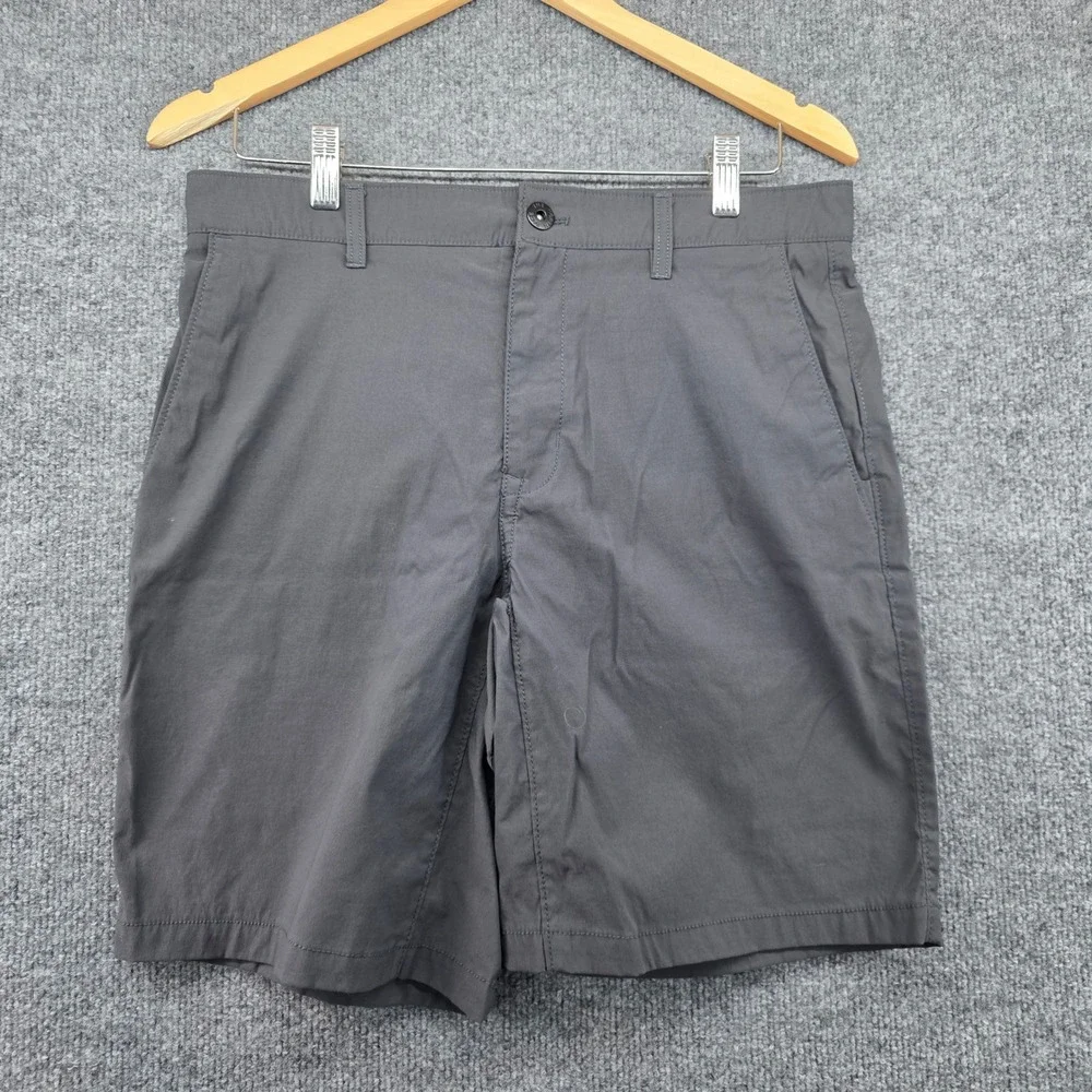 The‎ North Face Mens Grey Nylon Stretch Hiking Chino Shorts Size 30 Regular